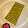 Bagru Handblock Print Soft Cotton Saree – Mustard Yellow