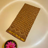 Bagru Handblock Print Soft Cotton Saree – Brown