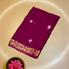 Soft Viscose Cotton Saree – Magenta