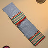 Narayanpet Mercerised Cotton Saree with Running Blouse – Soft Grey Blue