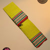 Narayanpet Mercerised Cotton Saree with Running Blouse – Lime Yellow