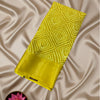 Soft Dola Silk Saree with Diamond Bandhani Print & Rich Zari Border