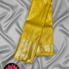 Kanjeevaram Monotone Brocade Silk Saree in Radiant Gold