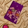 Raw Mango Silk Saree – Purple