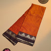 Narayanpet Mercerised Cotton Saree with Running Blouse – Burnt Orange