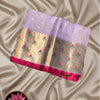 Silk Kota Saree – Lavender & Gold