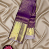 Brocade Pure Kanjeevaram Silk Saree in Royal Purple and Gold