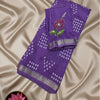 Mangalgiri Bandhini Silk Saree – Purple