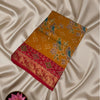 Shagun Mustard Yellow Saree with Patola Print