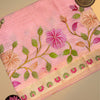 Pastel Floral Soft Kota Cotton Summer Saree with Running Blouse