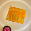 Tissue Crepe Saree – Golden Yellow with Elegant Zari Detailing