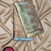 Tussar Tissue Silk Saree with Rich Zari Border