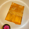 Everyday Cotton Saree – Mustard Yellow