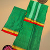 Pure Narayanpet Cotton Unstitched Salwar Material – Leaf Green (3 Pc Set)