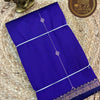 Maheshwari Pure Soft Silk Saree with Vairaoosi Pattern & Zari Border – Vadamalli Violet