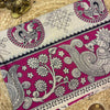 Pedanna Looms Kalamkari Pure Handloom Cotton Saree with Handblock Print – Ruby Pink