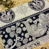 Pedanna Looms Kalamkari Pure Handloom Cotton Saree with Handblock Print – Classic Black