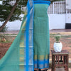 Authentic 120 Count Pure Chettinad Cotton 2-Pc Salwar Material Set with Dupatta – Mint Green & Sky Blue