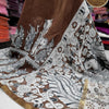 Summer-Friendly Linen Cotton Saree with Kalahasti Pen Kalamkari Digital Print & Contrast Running Blouse – Coffee Brown