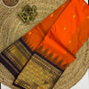 Classic Temple Collection Gadwal Semi Pattu Saree with Rich Kanchi Border