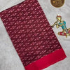 Single Warp Pure Handloom Ikkat Cotton Saree – Bhuvanagiri Looms Collection