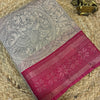 Beautiful Bhagalpuri Soft Viscose Cotton Saree with Contrast Running Blouse